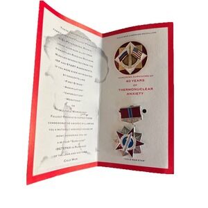 Fallout Products Russia Cold War Commemorative Medals Made From Nuke Missles